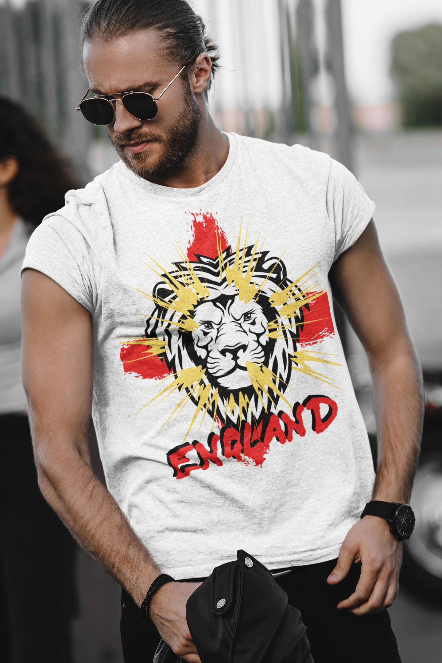 "England Lion" Short-Sleeve Unisex T-Shirt