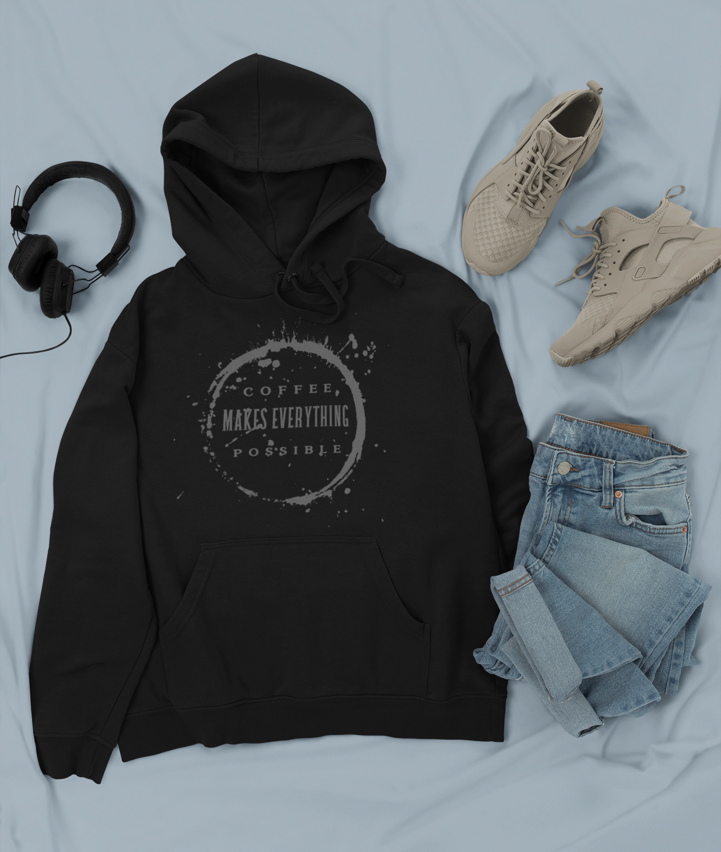 "Coffee, makes everything possible" Unisex Hoodie