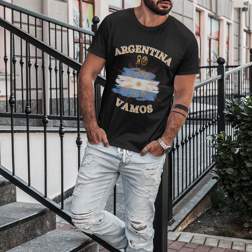 "ARGENTINA, VAMOS" Short-Sleeve Unisex T-Shirt