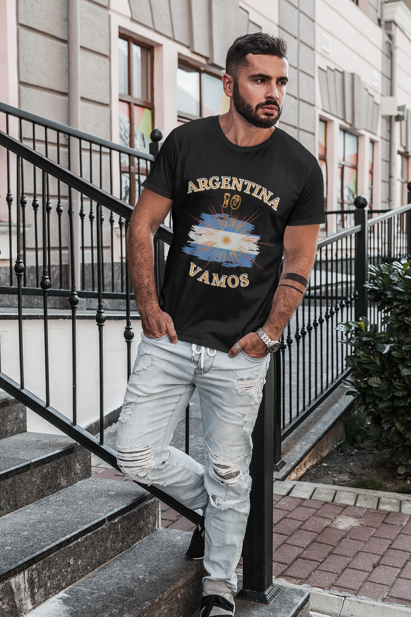 "ARGENTINA, VAMOS" Short-Sleeve Unisex T-Shirt