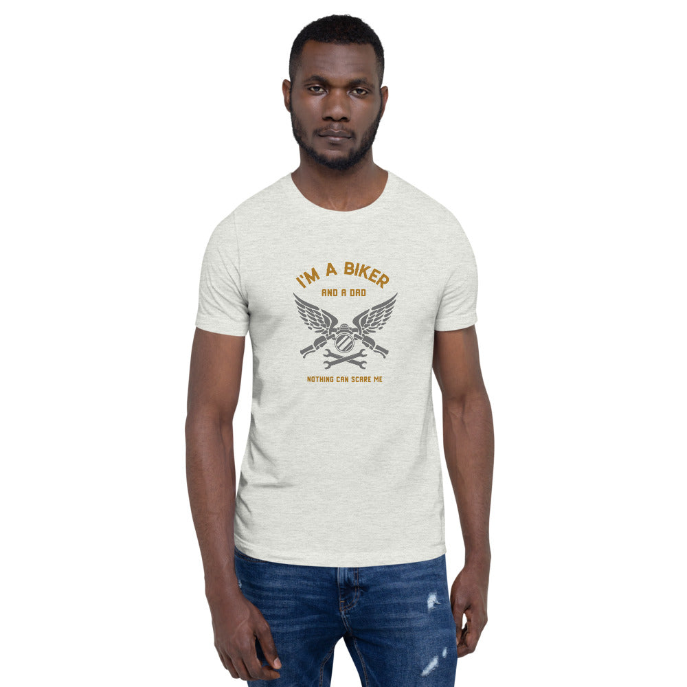 "I'm a biker and a dad" Short-Sleeve Unisex T-Shirt