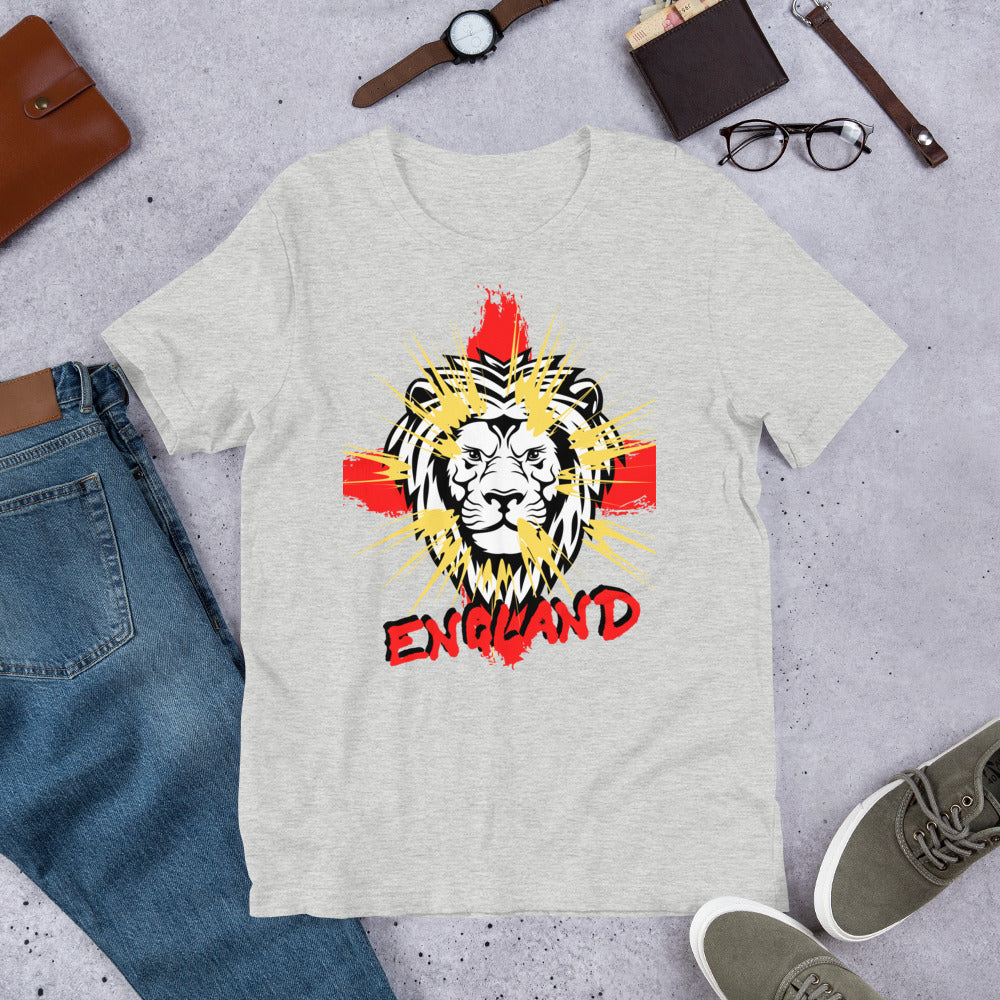 "England Lion" Short-Sleeve Unisex T-Shirt