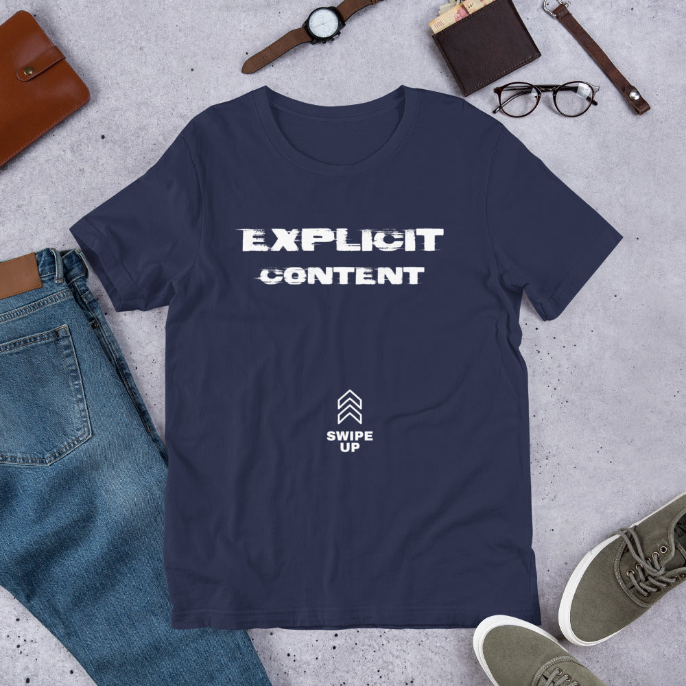"Explicit Content" Short-Sleeve Unisex T-Shirt