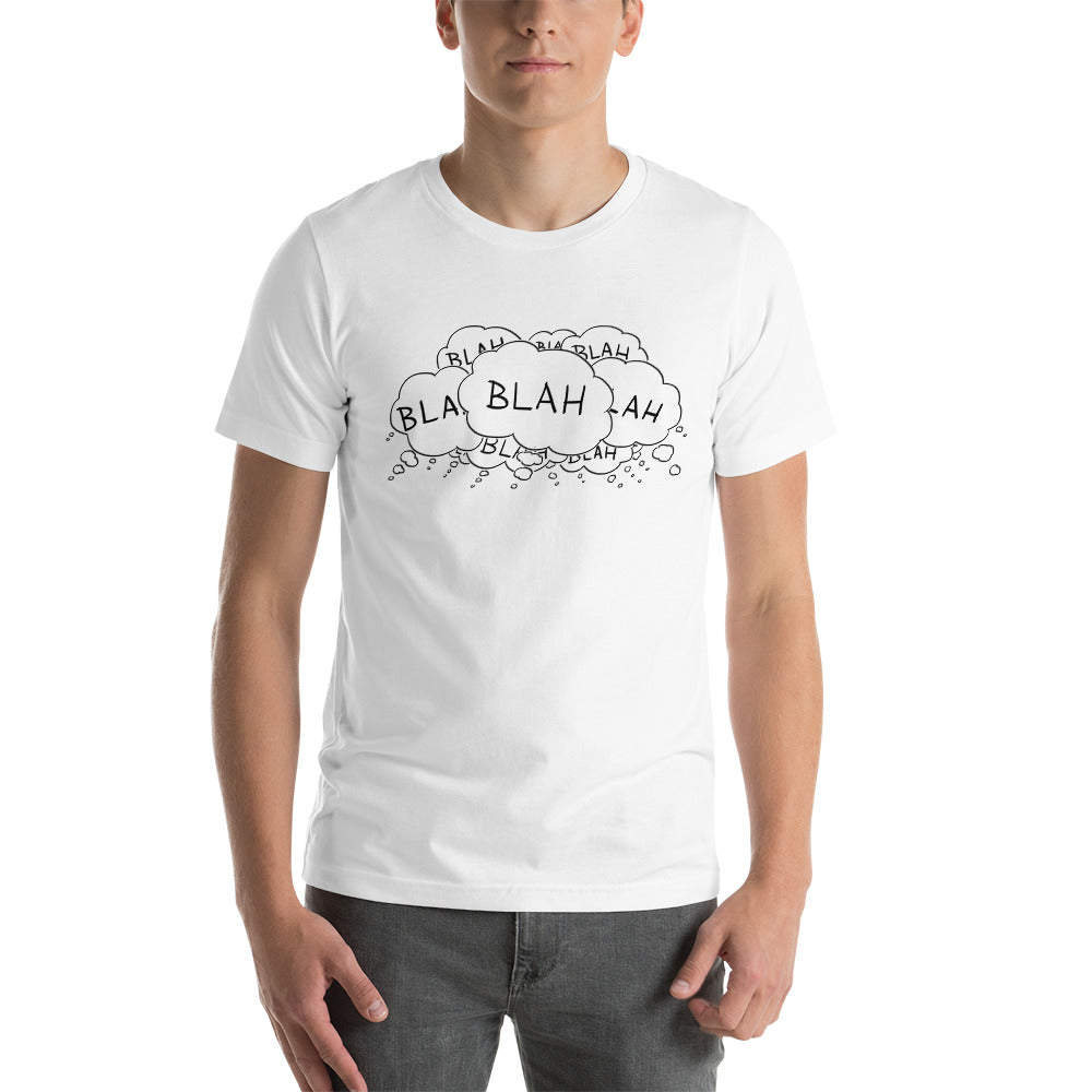 "BLAH BLAH" Short-Sleeve Unisex T-Shirt
