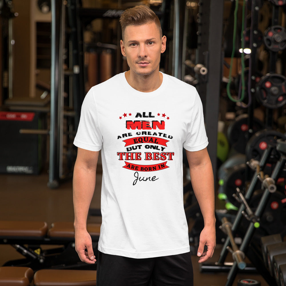 "ALL MEN ARE CREATED EQUAL" Short-Sleeve Unisex T-Shirt