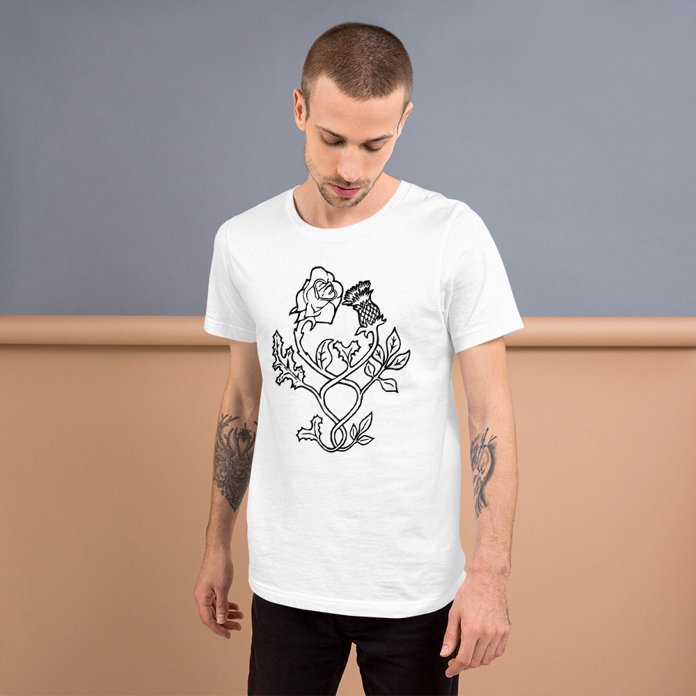 "illustration of thistle" Short-Sleeve Unisex T-Shirt