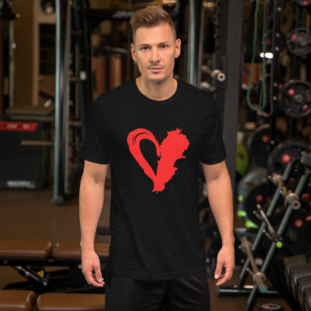 "Lebanon Heart" Short-Sleeve Unisex T-Shirt