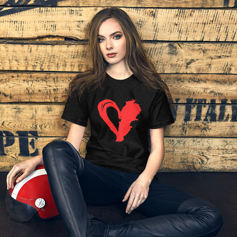 "Lebanon Heart" Short-Sleeve Unisex T-Shirt