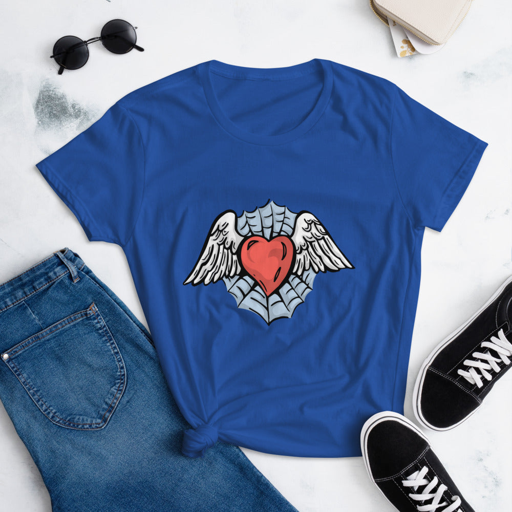 "Flying Heart" Women's short sleeve t-shirt